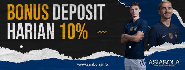 Bonus Deposit Setiap Hari 10% All Games